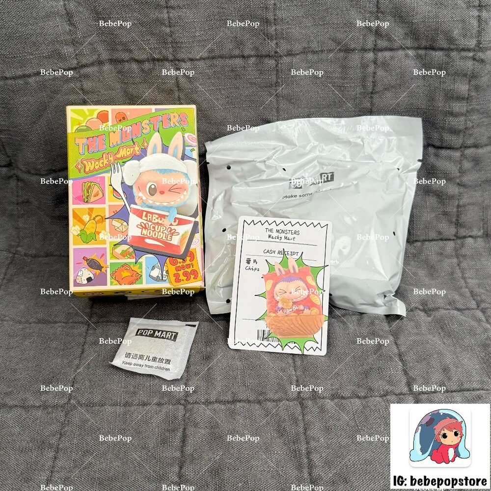 THE MONSTERS Wacky Mart Series Figures Pop Mart, Chips